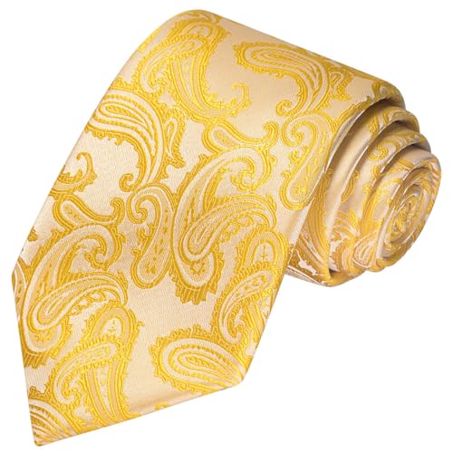 Image of KissTies Mens Paisley Tie And Pocket Square Necktie Sets