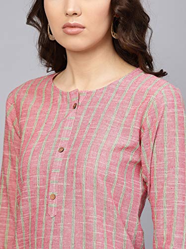 Image of Varanga Women's Cotton Straight Kurta