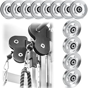 Soulchen 2-14 Pcs Aluminum Cable Pulley Wheel 90/95mm 12 51MvFb6RopL. SS300