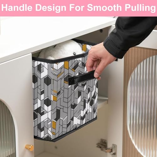 Boîte de rangement pliable pour optimiser vos étagères et placards avec élégance