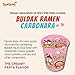 Buldak Ramen Noodles - Carbonara Flavor - Cup 6 Pack - Spicy Ramen Noodles Samyang Buldak Ramen Korean Spicy Hot Chicken Stir-Fried Cup Noodles Bundle with 6 ALL.FOR.YOU. Branded Chopsticks