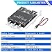 ZK-1002T 200W Bluetooth Amplifier Board 2.0 CH Audio Amp with Treble and Bass Control HiFi Power Amp Board BT and AUX Input DC 9-24V Stereo Amplifier Module for DIY Speaker with Power Cable