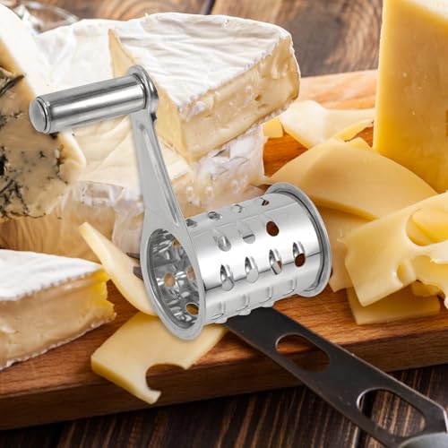 Rallador giratorio de acero inoxidable NUOBESTY 2 piezas miniatura 3