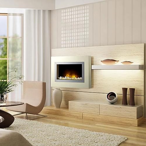 Syntrox Germany Wandkamin XXL Adana mit Heizung und Realistischer Flammeffekt, Stromsparender Betrieb, Leichtgewichtiger Kamin, Effiziente Raumheizung, niedriger Stromverbrauch-2