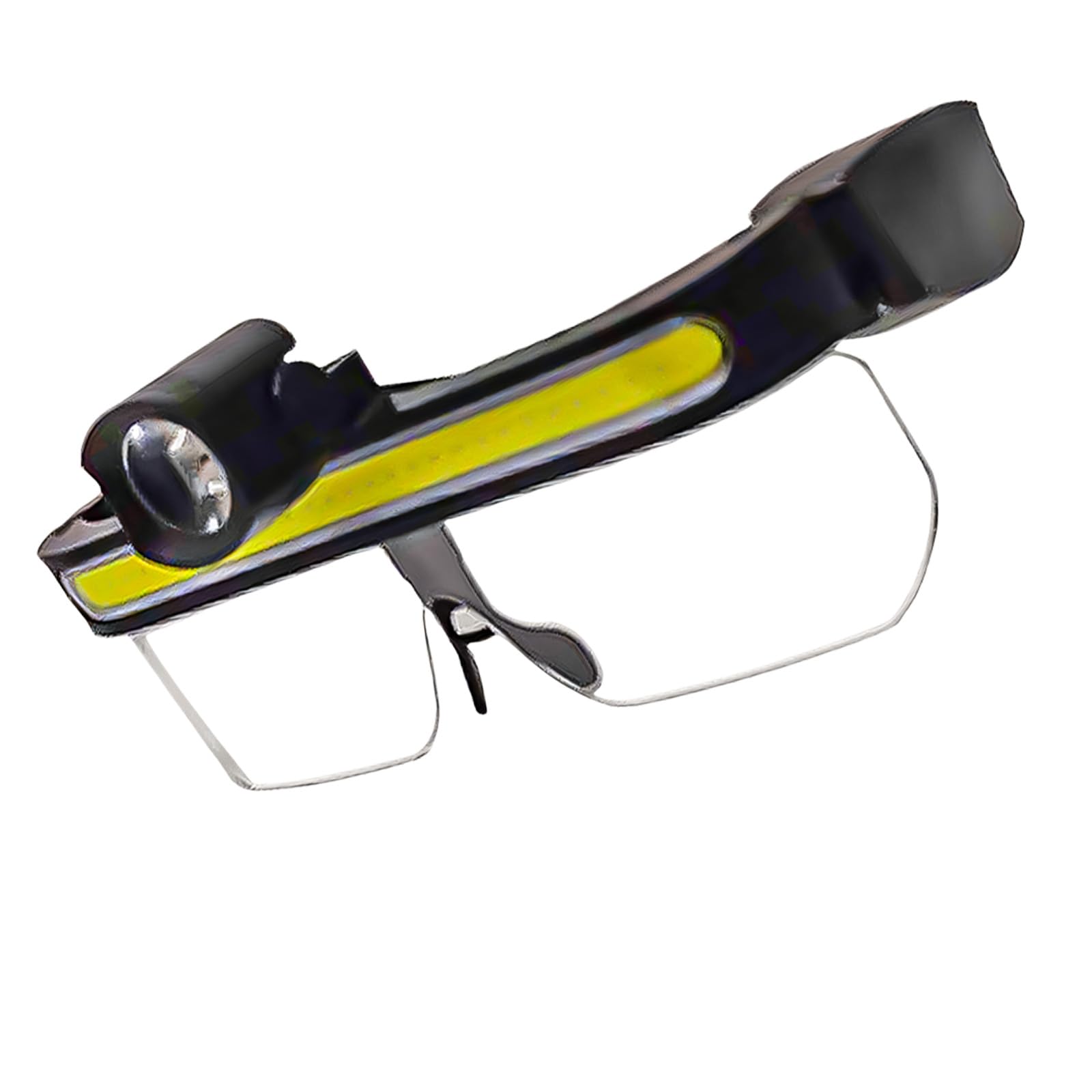 Kaeltsyn Multipurpose LED Glasses with USB Charging and Wide Angles Lighting for Various Tasks Cycling Fishing Professional Work USB Rechargeable Led Headlamp Glasses