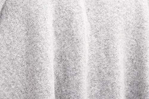 ZLYC Women Winter Fashion Faux Fur Trim Layers Hooded Cardigan Warm Cape Sweater Cloak 6