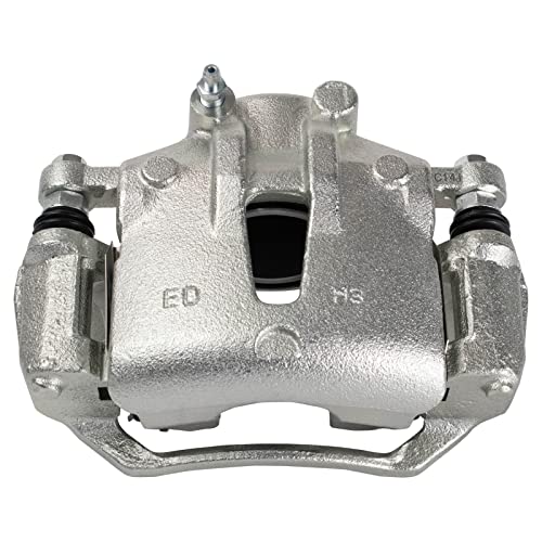 Image of TRQ Front Left Brake Caliper w /Bracket Drivers Side | For 2009-2012 Hyundai Elantra 2010-2013 Kia Forte Forte Koup