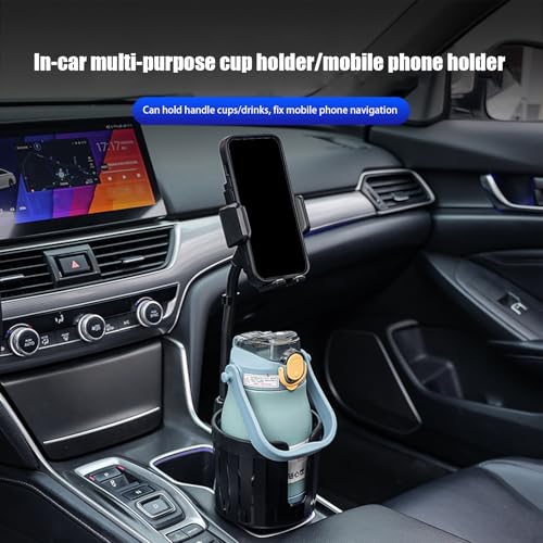 Porte-gobelet de voiture stable avec support de téléphone portable - 3