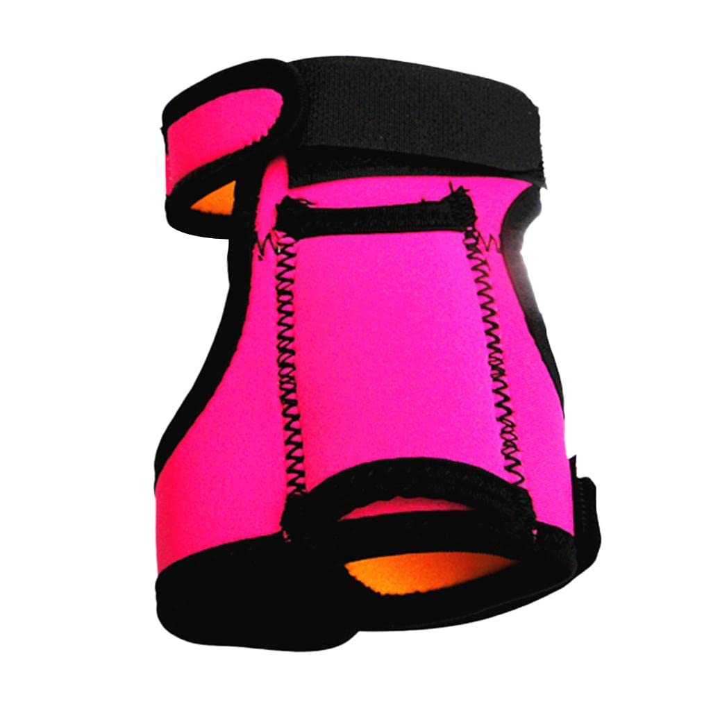 Fancyes Neoprene LED Hand Strap Mount Holder Underwater Torch Accessories, Rose red