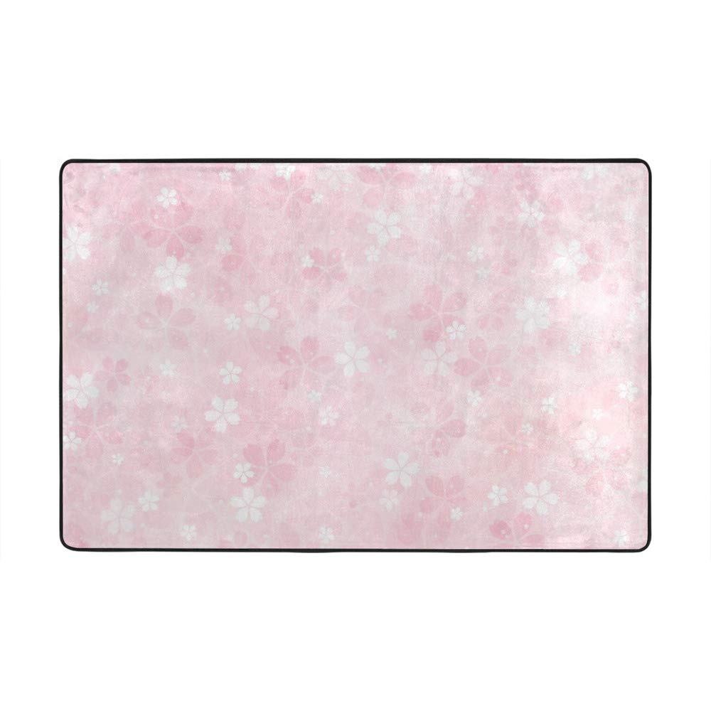 Tapis de sol rose cerisier en velours doux pour une ambiance cosy dans votre chambre à coucher