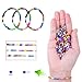 Pony Seed Beads, Shynek 7200 Pcs Friendship Bracelet Beads 4mm Small Rainbow Glass Beads with Elastic String for Jewelry Making Bracelets Necklaces