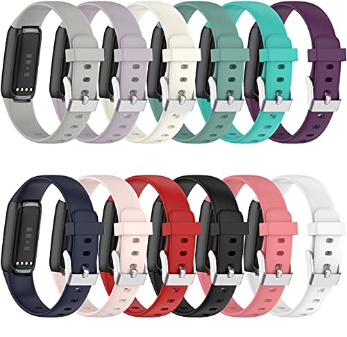 Shieranlee Watch Band Compatible with Fitbit Luxe Activity Tracker - Watch Band Replacement Silicone Strap - Image 2