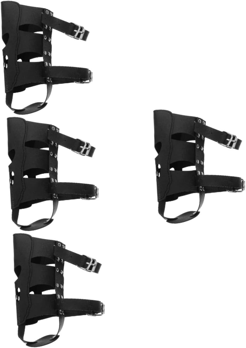 HANABASS 4sets Bike Water Bottle Holder Easy Install Cup Cage for Mountain and Road Pu Design for Outdoor Use Convenient Access to Hydration