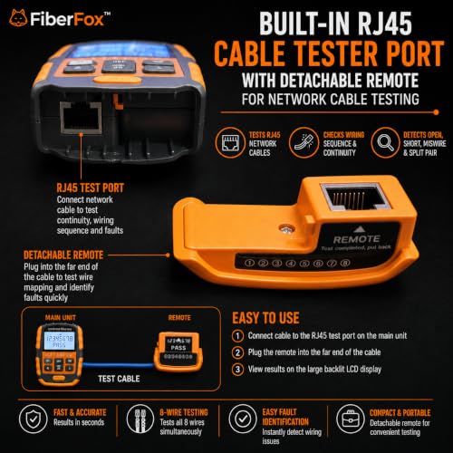 FiberFox GLK260 4-in-1 Optical Multi Meter - Image 7