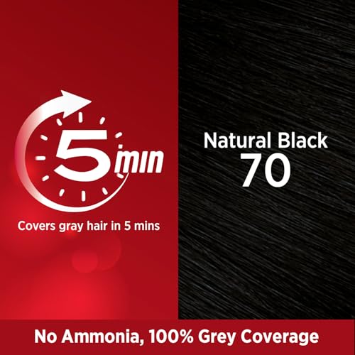 Image of REVLON Top Speed Hair Color For Woman - Natural Black 70 (with Outrageous Conditioner 190 ml) (3S10978E16463670)