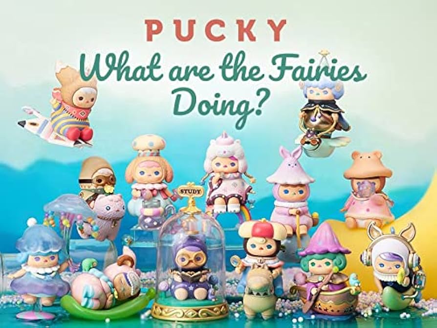 PUCKY なにしてるの? シリーズ Amazon | POP MART PUCKY なにしてるの? シリーズ PVC&ABS製