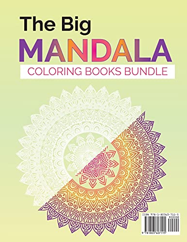 THE BIG MANDALA COLORING BOOK BUNDLE: 100 Magnificent Mandalass Patterns for Stress Relief and Relax