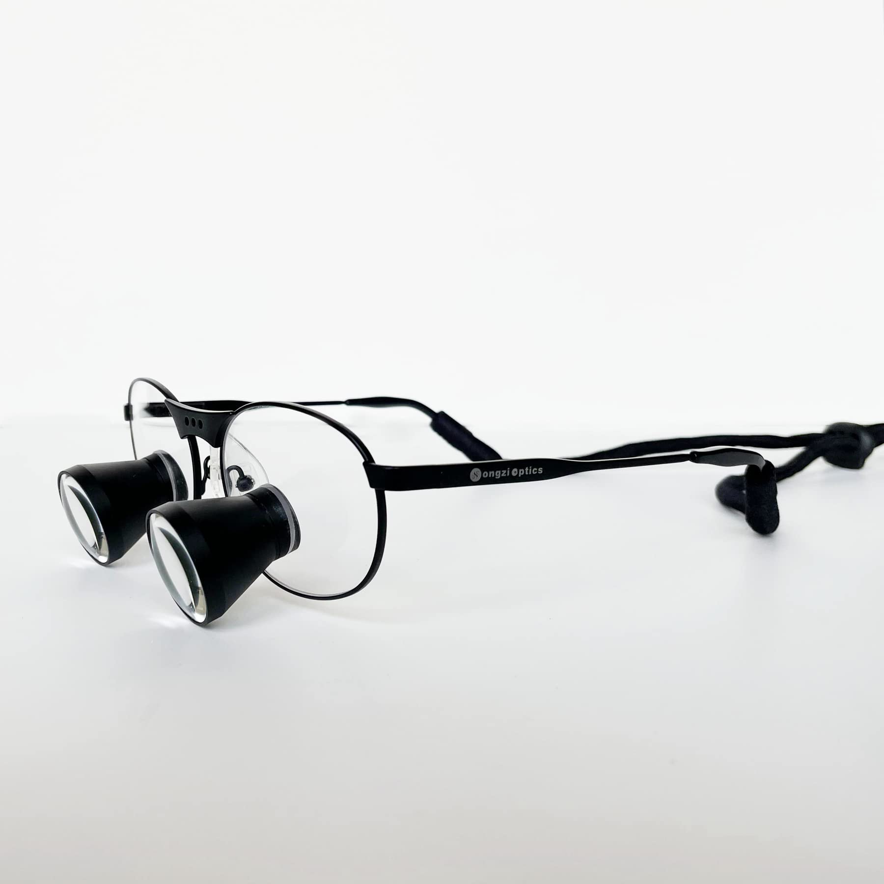 2.5X 3X 3.5X Optional Songzi Optics Titanium Frame TTL Dental Surgical Loupes Customized Wide Field of View (Magnification:3X, Near Pd 66mm)