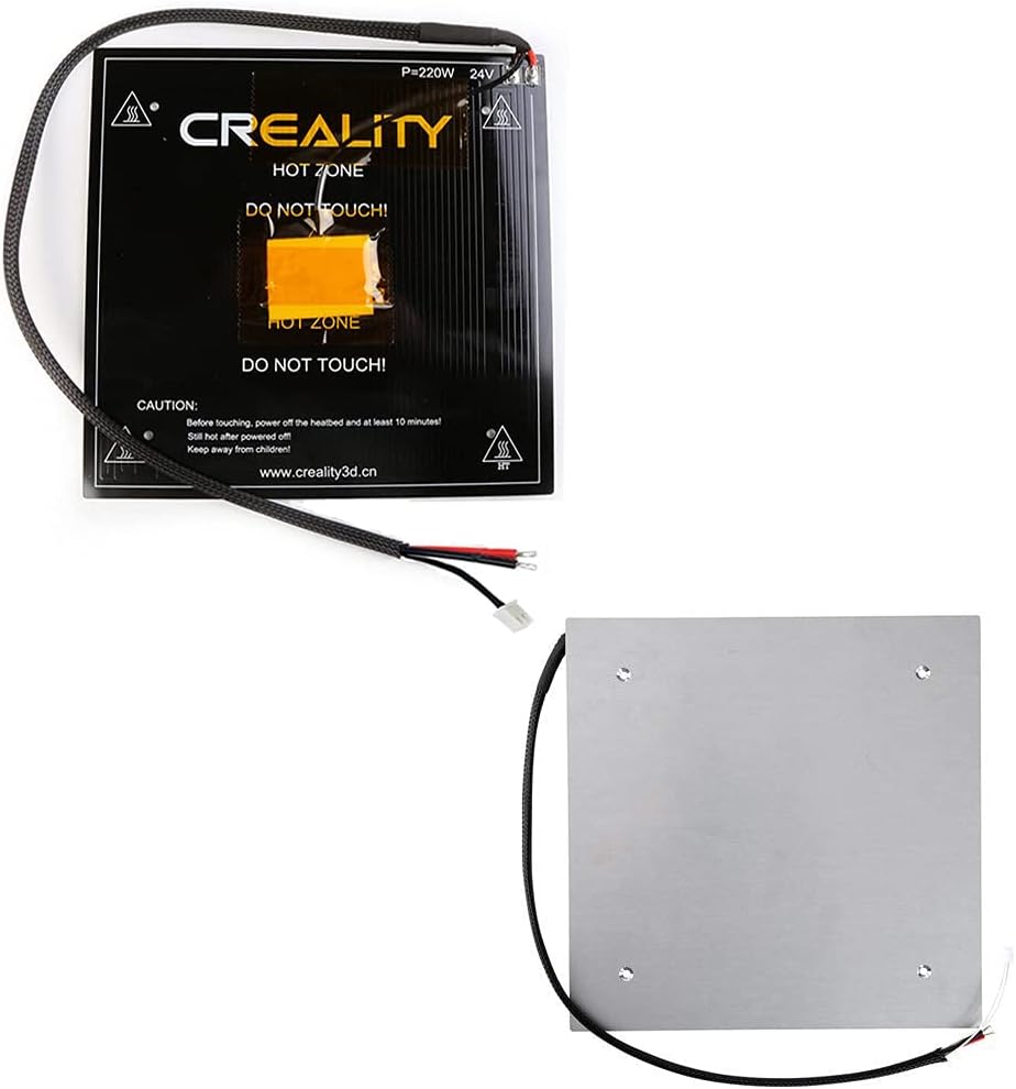 3D Parts Heater Bed of Ender 3 / Ender 3 Pro 3D Printer Replacement Parts Aluminum MK3 Heatbed Hotbed Platform with Heated Bed Cable Line for Ender 3 V2/ Ender-3 /Ender 3 Pro/Ender 3 Neo, V2 Neo