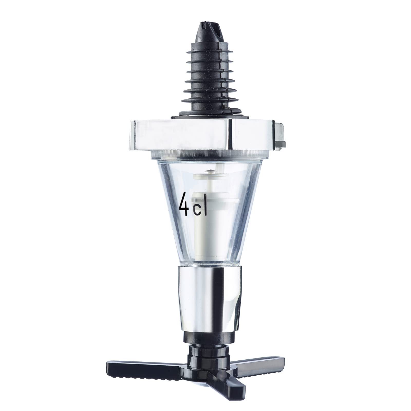 Westmark 95402260 dosificadora Dispositivo Professional, 4 cl, plástico, Negro/Transparente/Plata, 22,5 x 12 x 7 cm