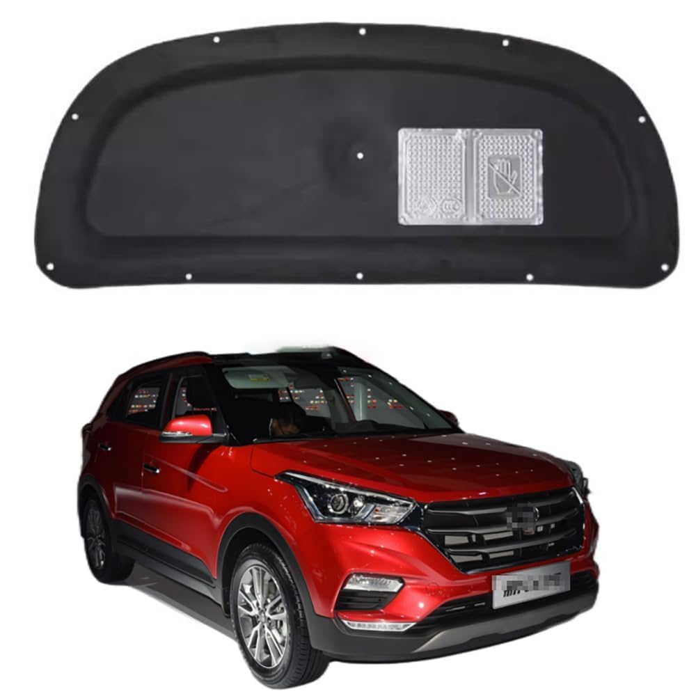 Cotone Isolante Acustico per Cofano Anteriore Auto,per Hyundai IX25,Isolamento del Cofano del Cofano, Isolamento Acustico del vano Motore