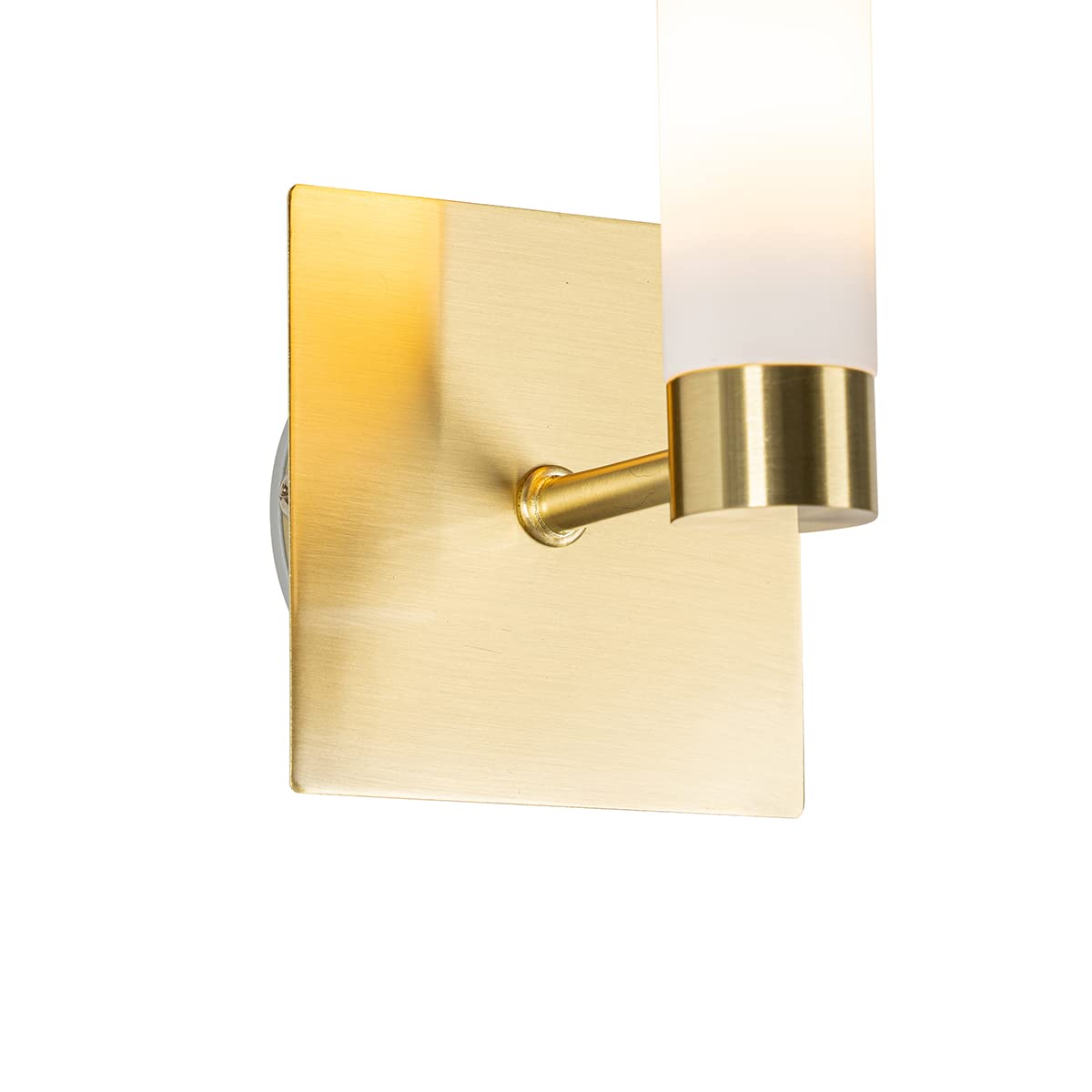 Qazqa bath - Applique murale - 1 lumière - L 10.5 cm - Doré/Laiton - Moderne - éclairage intérieur - Salle de bains