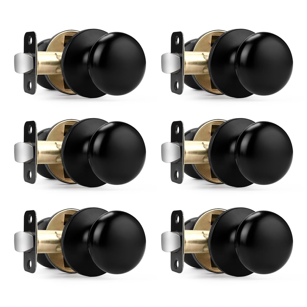 Brushed Nickel Door Knobs - Stainless Steel Interior Passage Knobs -13 Brushed Nickel Door Knobs - Stainless Steel Interior Passage Knobs -13