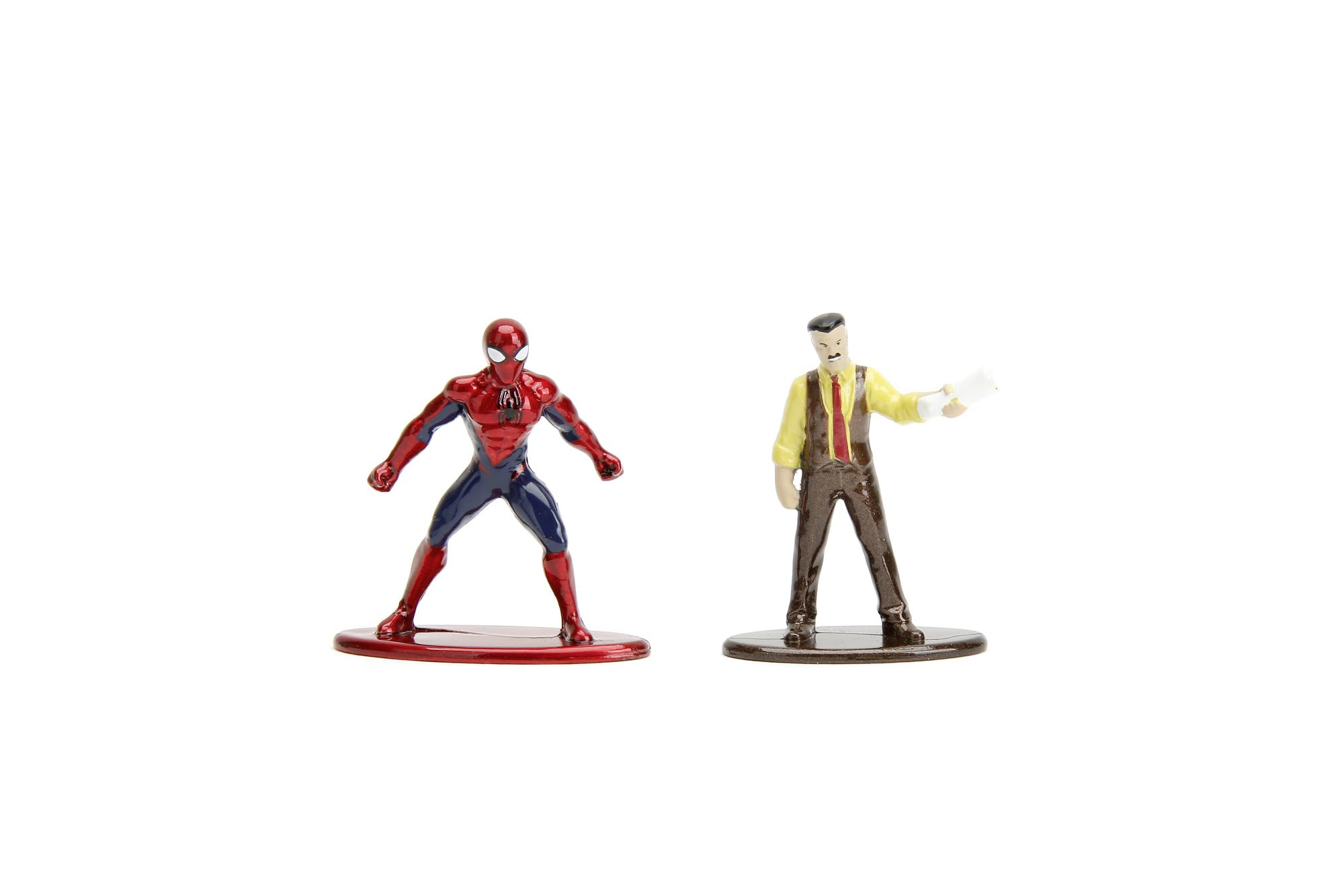 Jada - Marvel - Spiderman Playset + 2 Figurines Métal 4cm Incluses - Univers Spiderman - Dès 5 Ans - 253225012