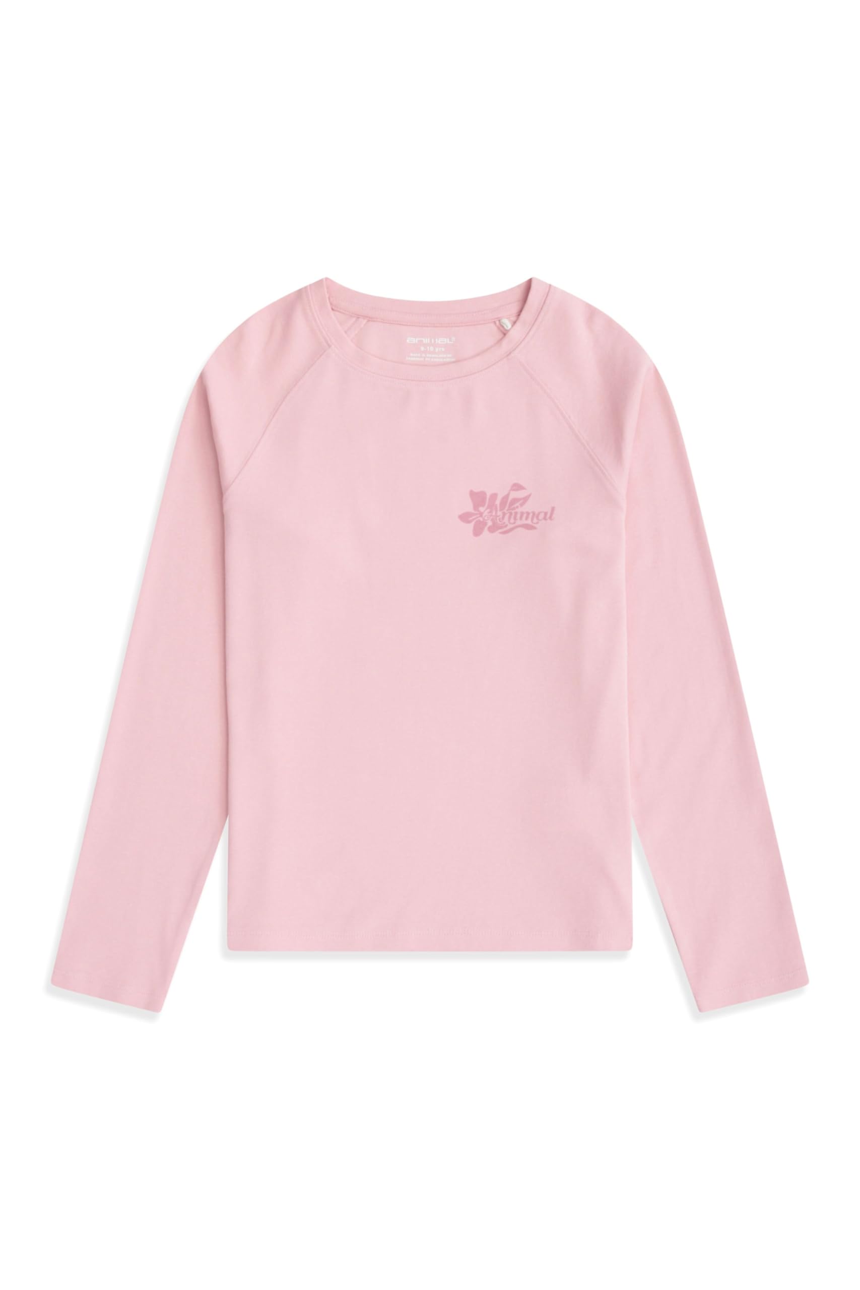Ashleigh Girls Long Sleeve Top - Pink