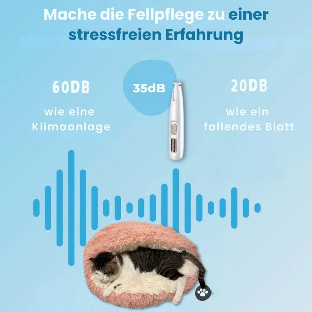 Dr. Pfoten PawTrim Pro™ Katzen - Sanfte Pflege für sensible Samtpfoten