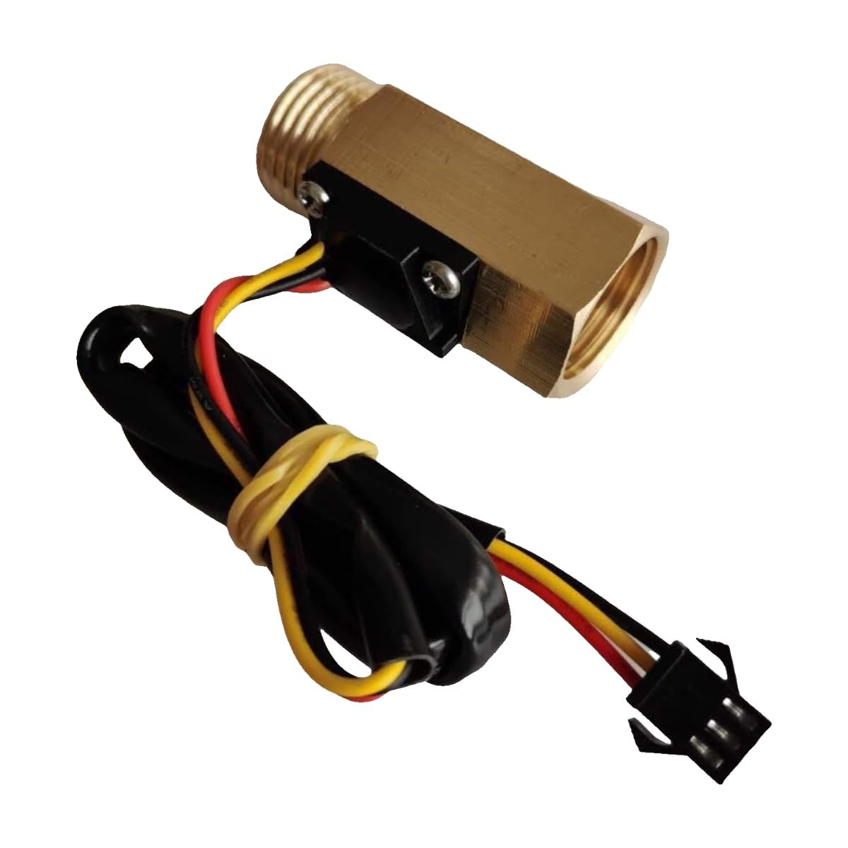 Capteur de débit d'eau tout en cuivre G1/2 durable et résistant - 2