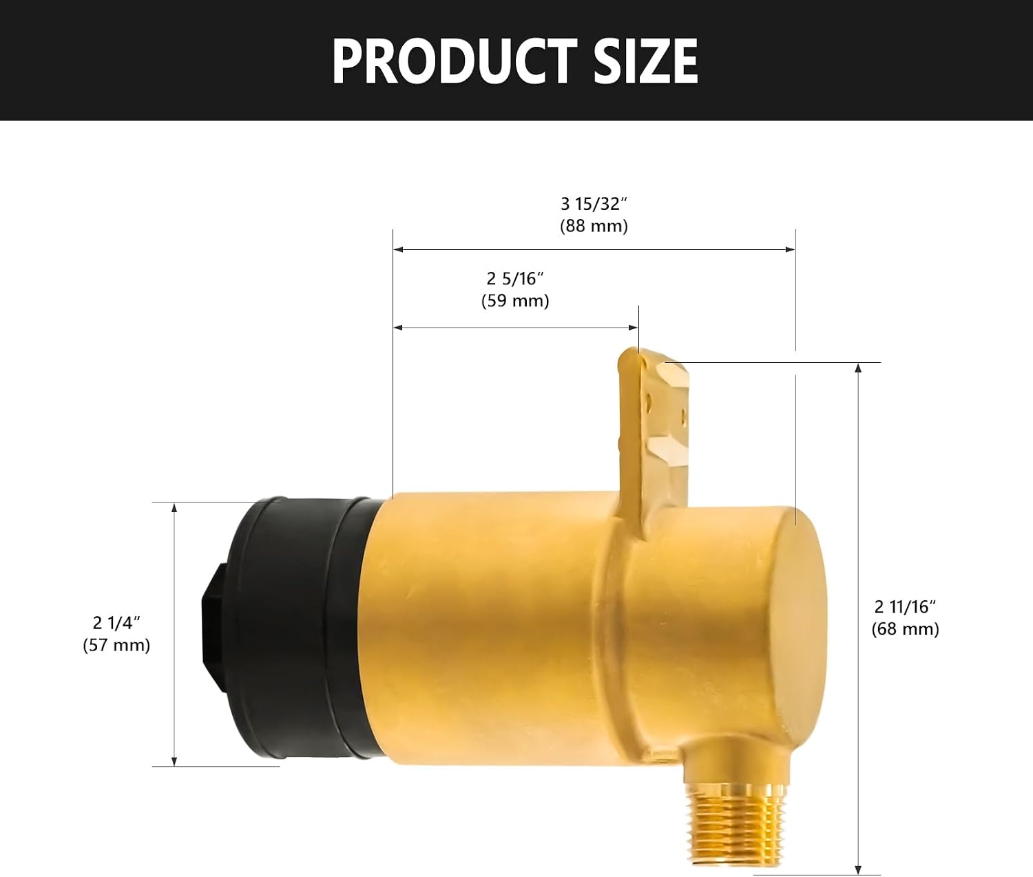 R50200 Brass Body Spray Rough-in Valve for D Body Spray Trim Kit