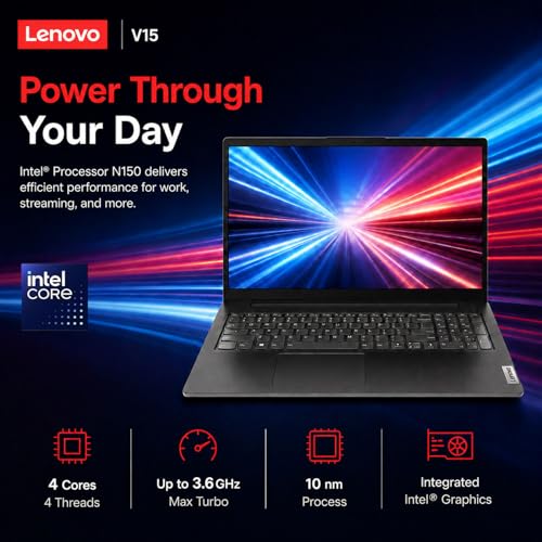 Image of Lenovo New Business and Student Laptop(2026 Premium Edition), Intel Powerful Processor, 15.6 inch FHD Anti-Glare Display, Fast Charging Speed, 14.5-Hour Battery Life, Windows 11 Pro with MS 365 for Web