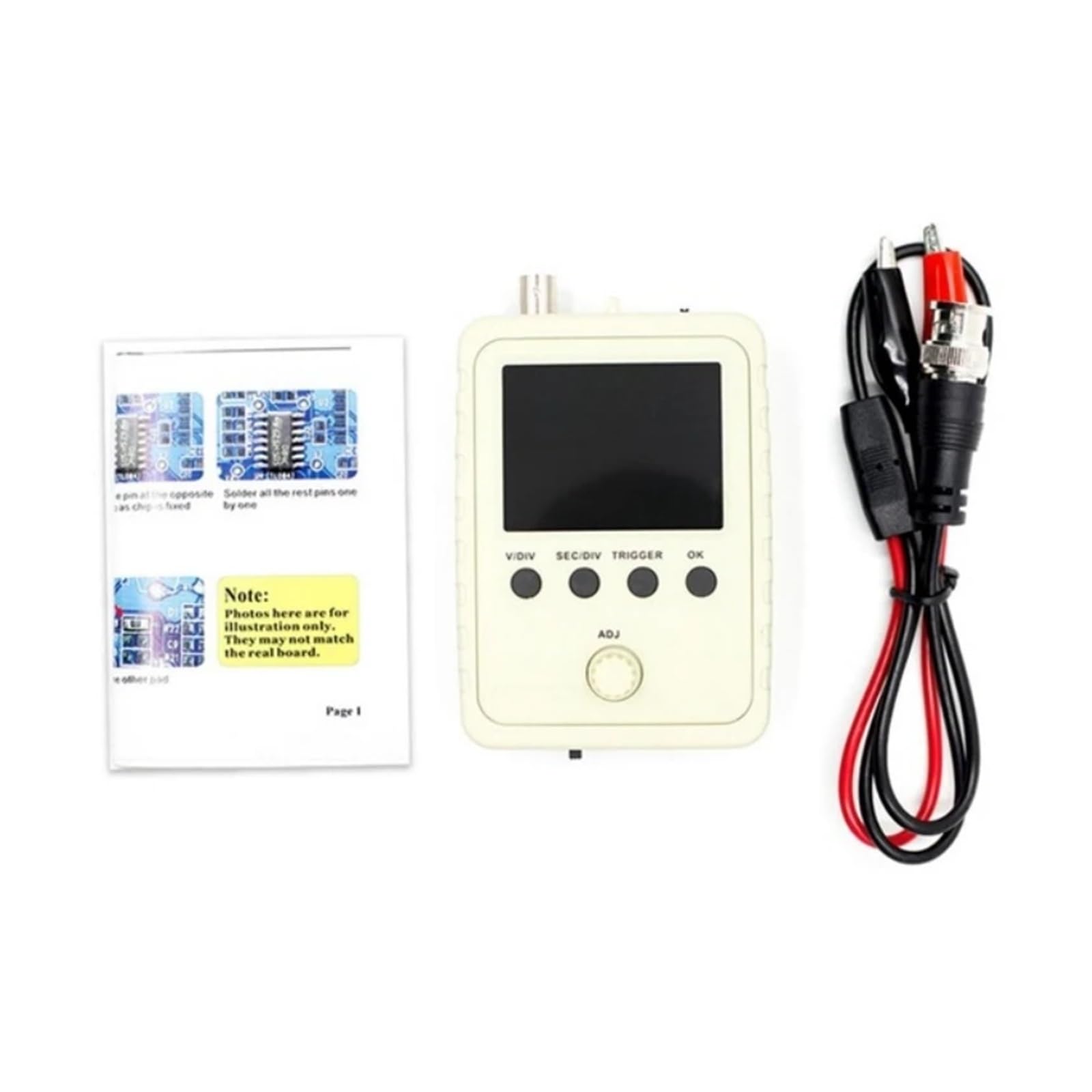 Oscilloscope numérique de poche DSO-150, 1MSa/s, 200kHz, bande passante analogique, prise en charge de la modulation de largeur d'impulsion (PWM) 80kHz et mise à jour du micrologiciel.(DSO150)