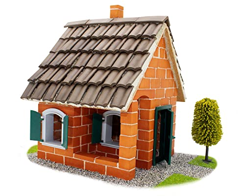 Teifoc 5200 Kit de construction en pierre – Maison de vacances, maison à construire soi-même avec 320 composants, jouet éducatif pour enfants à partir de...