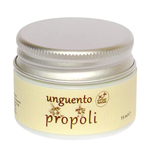 Unguento BIO Propoli – Ottimo per Viso, Collo e Décolleté – Puro Concentrato di Natura – Prodotto a mano in Toscana (15 ML)