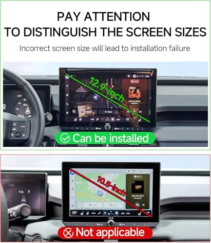 Image of Car Phone Holder for 2026 Toyota RAV4 /RAV4 Hybrid 12.9 inch Screen Accessories | MagSafe Strong Magnetic Clip Cell Phone Mount, 360 Rotatable Hands-Free Holder, Not Block Air Vents