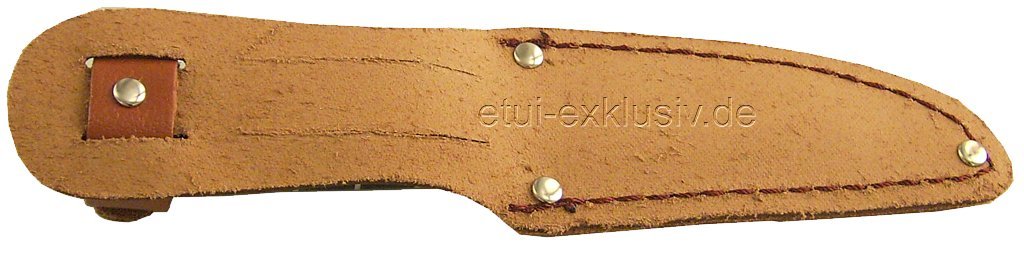 EM Herbertz Kindermesser, Leder-Griff, Klinge 8 cm, Lederscheide, 119008