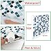 FAM STICKTILES Azulejos Adhesivos, 4 Piezas Pegatinas de Baldosas 3D Auto-Adhesivo Pegatinas...