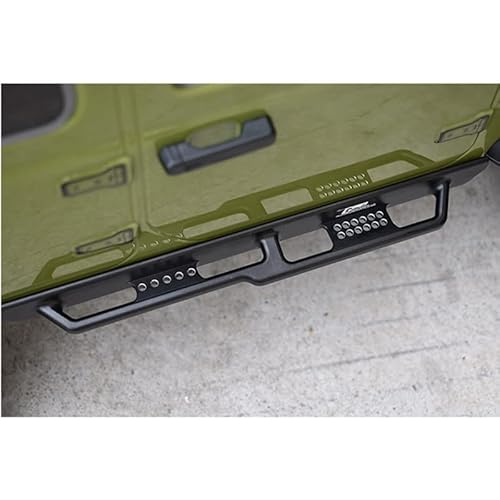 Placa lateral de pedal de metal, para axial Scx6 Axi05000 Jeep Jlu 1/6 Rc, peças de atualização de c