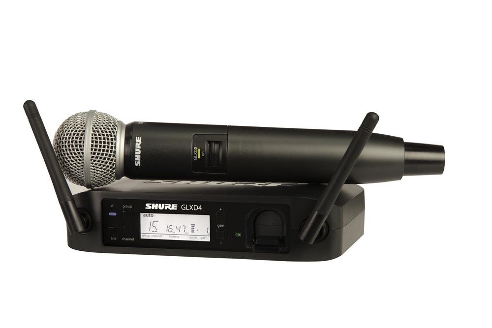 SHURE GLXD4　ワイヤレスシステム　GLX-D2/SM58付属 Amazon.com: Shure GLXD24/SM58 Microphone System with GLXD4