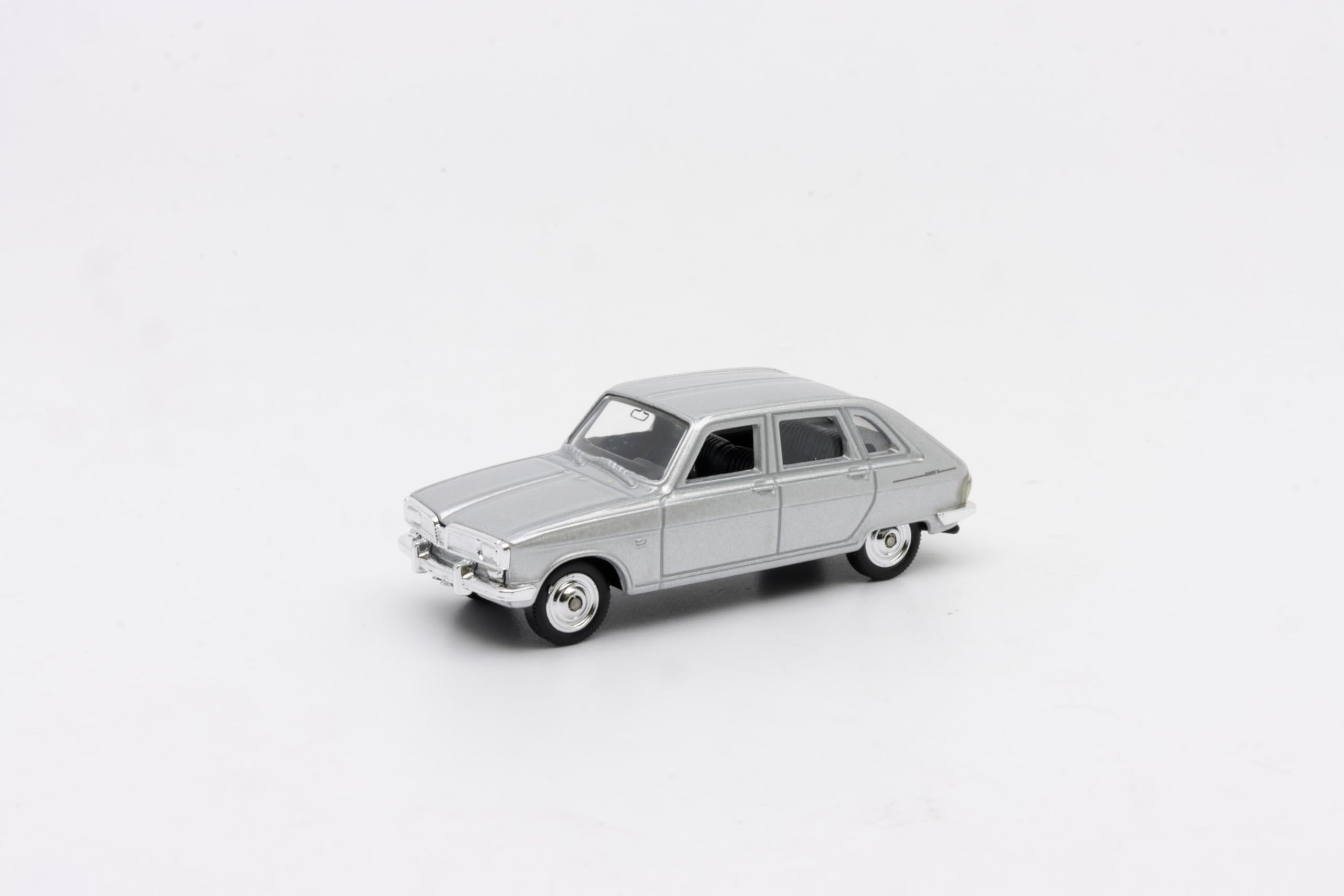 OPO 10 - Coche en Miniatura Welly a Escala 1/64 de 3 Inches, Compatible con Renault 16 Gris R16-52459