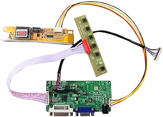 VSDISPLAY VGA DVI Controller Board for 12.1 inch LTD121EX1R 1280x768 LVDS 1CCFL LCD Screen