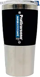 Copo Térmico Viagem Inox 450ml com Tampa Personalizado Café Frase Divertida Pratirarsono Super Hyper 220volts Portátil Presente Criativo Trabalho Academia Escritório Escola Faculdade