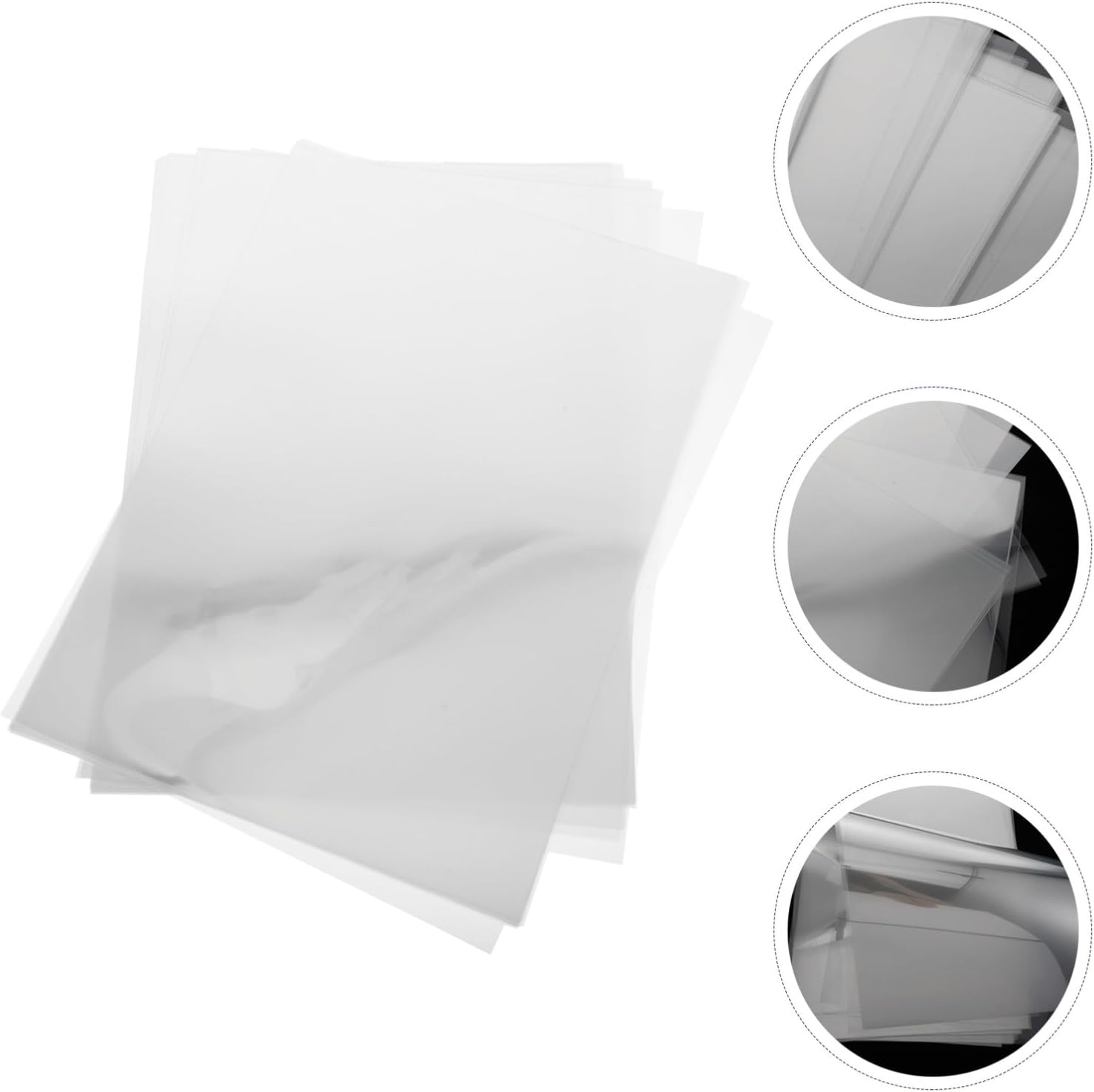 100pcs High Exposure Films for Practical Seal Making Photosensitive Material Mil Thickness for Schools and Businesses