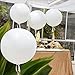 5pcs Large White Balloons 36 Inch Big Round White Balloons Jumbo Balloons Giant Latex White Balloons for Wedding Birthday Baby shower Decorations