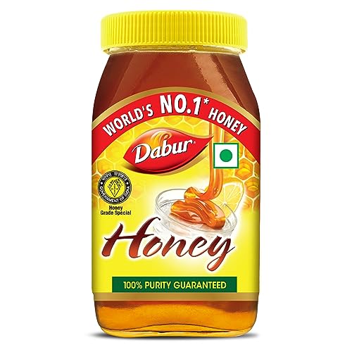 Image of Dabur Honey - 250g | 100% Pure | World's No.1 Honey Brand with No Sugar Adulteration | For Fitness & Health | Natural Immunity Booster | 100% Indigenous | Rich in Antioxidants & Minerals
