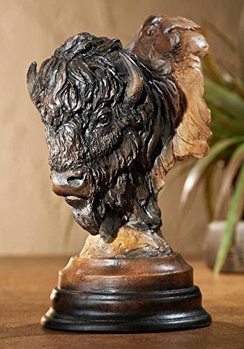 Wild Wings Bad Lands - Bison Sculpture by Stephen Herrero
