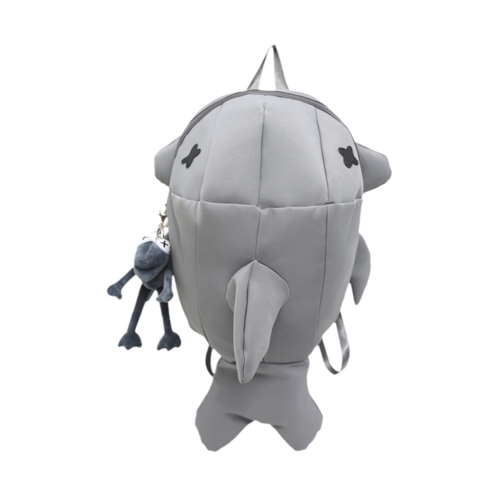 Merishopp Shark Backpack Cute Animal Shaped Backpack for Men Women Teens Kids Children Gray Small | Clothing, Shoes & Accessories | Womens Handbags & Bags-picture-26