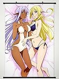 Wall Scroll Poster Fabric Painting For Anime Gate Thus the JSDF Fought There Tuka Luna Marceau & Giselle L